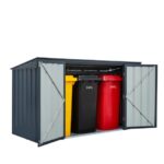 KOVINSKA VRTNA HIŠKA GLOBEL EASY ZA 3-4 SMETNJAKE Š233 X G96 X V131.6 CM - slika 4